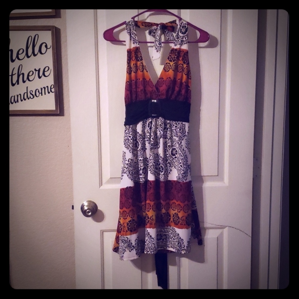 Multi colored dress